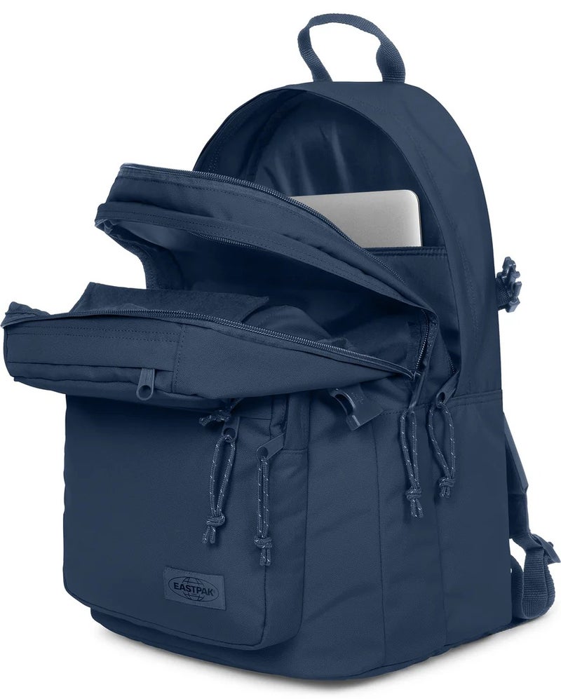 EASTPAK Double Pro Large Laptop Backpack With Bottle Holder & Laptop Sleeve - Boat Navy - Image 2